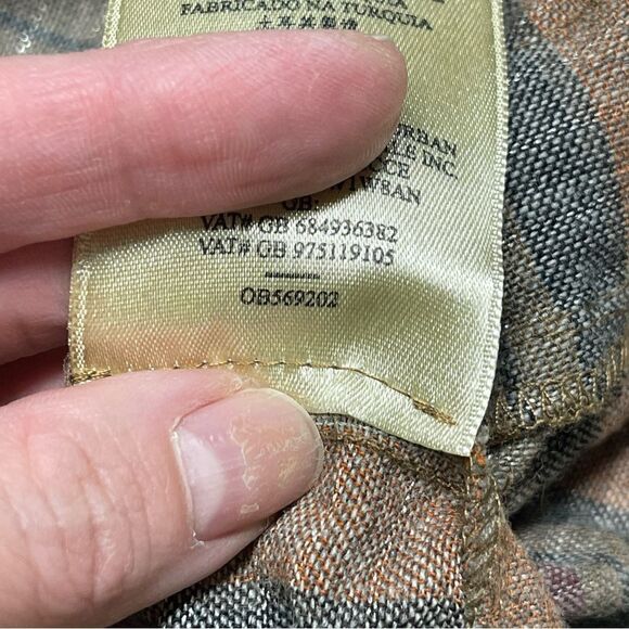 People Free Loveland Metallic Striped Jumpsuit Wool Blend Brown Bohemian Boho XS - Picture 14 of 15